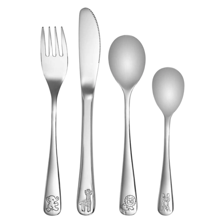 Комплект метални прибори Reer Growing, 4 броя, (14886)