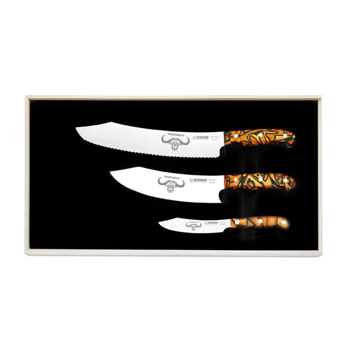 Комплект ножове Giesser серия PremiumCut Set No. III, Acrylic, spicy orange*, (35945252)