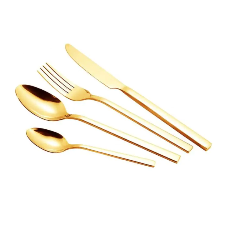 Комплект прибори Voltz V51512AG24, 24 части, Златист, (551512AG24)