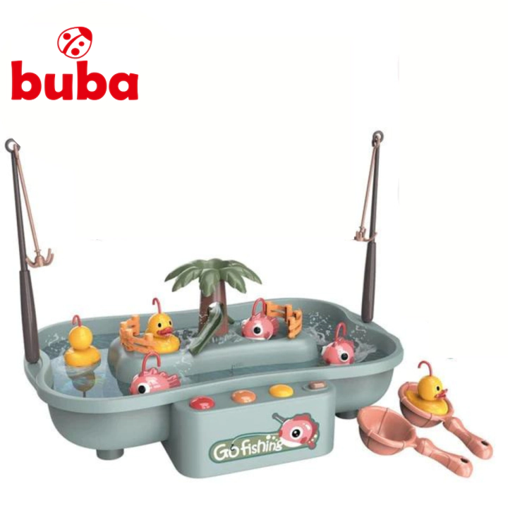 Комплект за риболов Buba Go Fishing 889-193, рибки, сив, (14911)