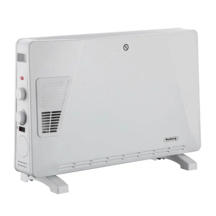 Конвектор за под Rosberg R51974ET, 2500W, 3 степени, Турбо, Термостат, Авто. изключване, Бял, (35922543)