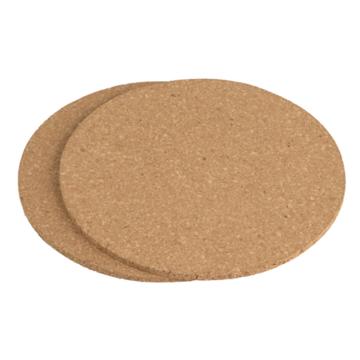 Коркови подложки Alpina, ⌀ 18 х 0.5 см, Кръгли, 2 бр., (14879)