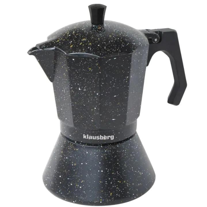 Кубинска кафеварка Klausberg KB 7160, 9 чаши, Индукция, Черна, (12882)