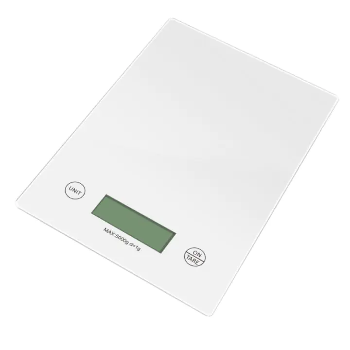 Кухненска везна Rosberg Premium RP51651K, 5 кг, g/ml/lb/oz, ТАРА, Бял, (12865)