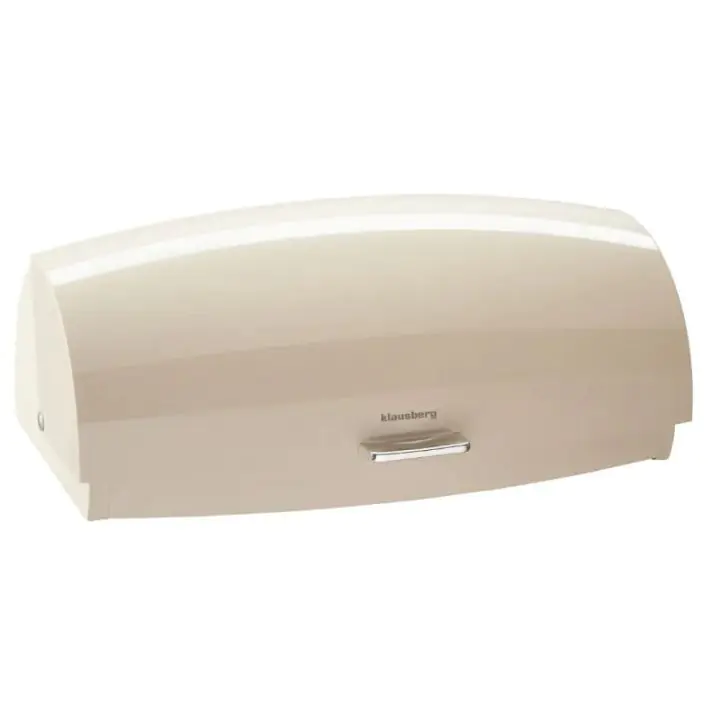 Кутия за хляб Klausberg KB 7932, 45 см, Ергономична дръжка, Метална, Бежов, (35945047)