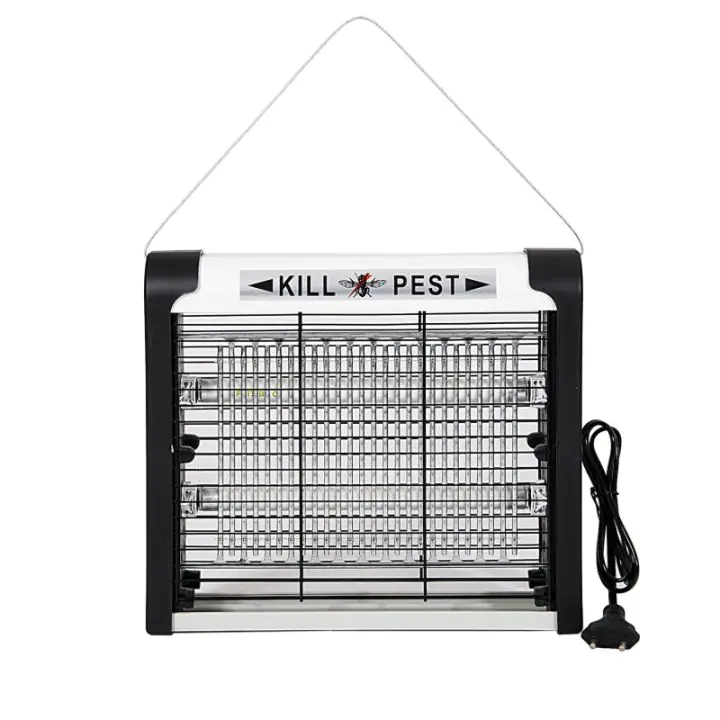 Лампа против насекоми Rosberg R51770C, До 16 м2, 12W, Ултравиолетова светлина, Ниско ниво на шум, Бял/Черен, (35931026)