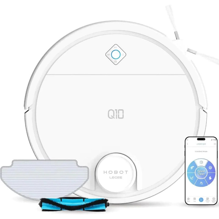 Прахосмукачка робот с моп LEGEE Q10, 5000 Pa, Бял, (35930858)