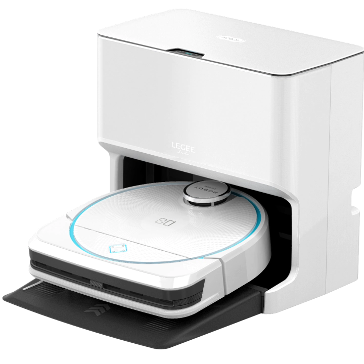 Робот прахосмукачка с моп Legee D8 ECOmpactor с база за самопочистване LULU, 5000 Pa, (17051)