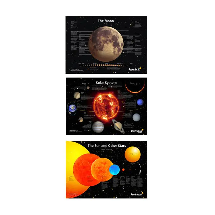 Комплект космически плакати Levenhuk (EN), (12786)