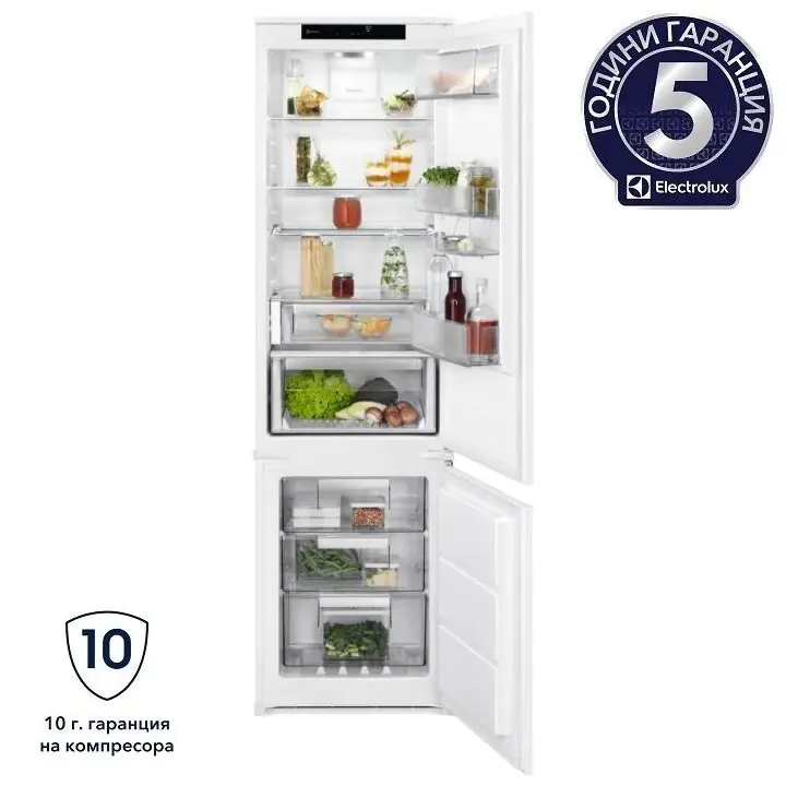 Хладилник с фризер за вграждане Electrolux LNS9TE19S