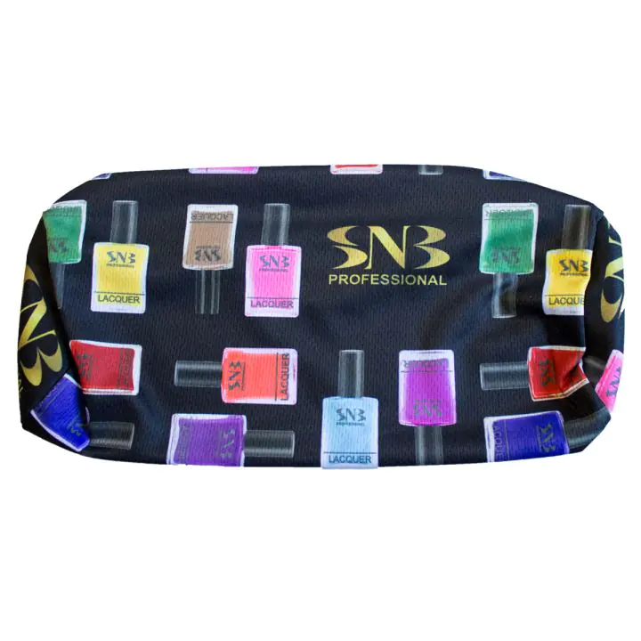 Калъфка за възглавничка за маникюр SNB, черен фон, MA204, (35923993)