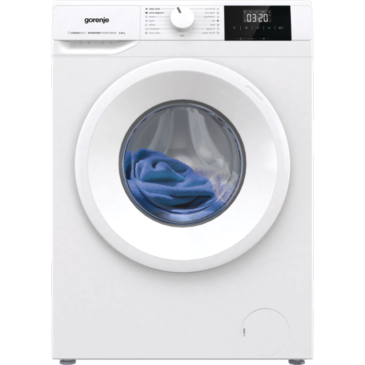 Пералня GORENJE WNGPI61SBS, 6 кг, 1000 обр./мин., Инверторен мотор, Бял, (35922783)