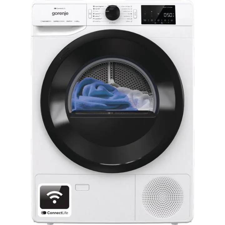 Сушилня GORENJE DPNE12/GNLWIFI, Капацитет 10 кг, WI FI, Бял, (20804)