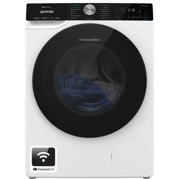 Перална машина GORENJE WNS94A1TWIFI, 9 кг, 1400 обр./мин., Wi-Fi, Бял, (20787)