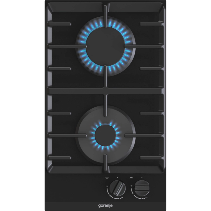 Готварски газов плот за вграждане Gorenje GC321B, стъклокерамика, черен, (13540)