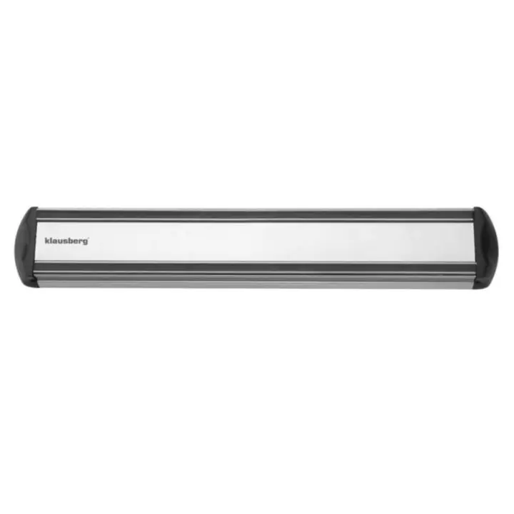 Магнитна стойка за ножове Klausberg KB 7247, 38.5 см, Инокс/черен, (9999KB7247)