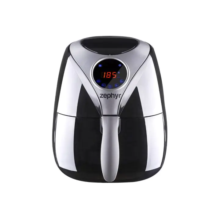Фритюрник с горещ въздух ZEPHYR ZP 1980 AH, 1600W, 3.2 литра, Дигитален, Таймер, Черен, (18279)