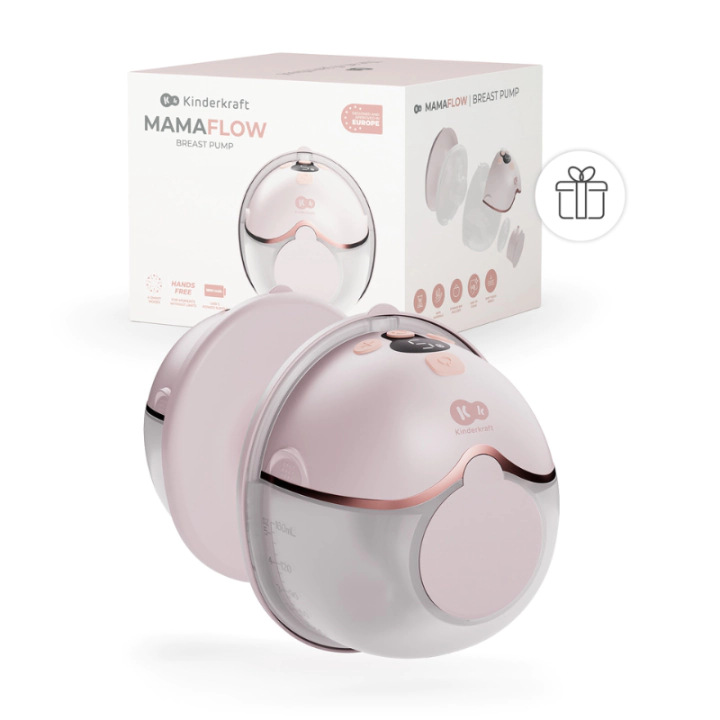 Kinderkraft MAMAFLOW единична електрическа помпа за кърма PINK, (35948355)