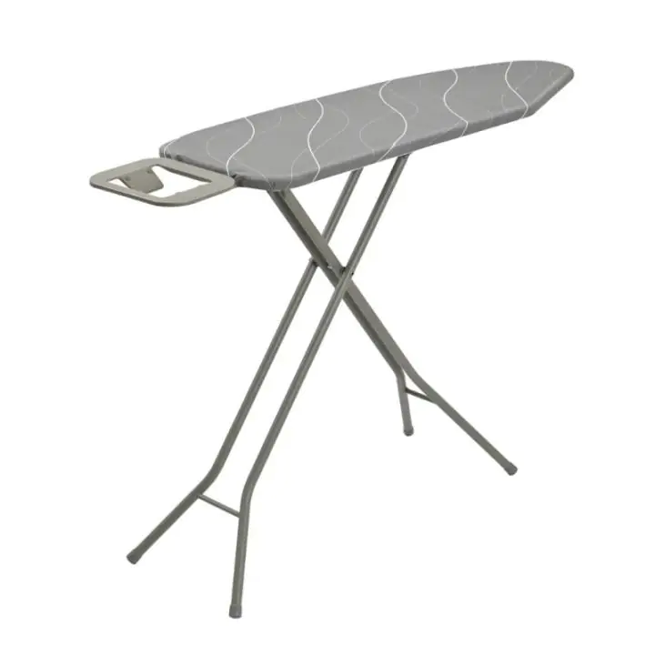Маса за гладене Kinghoff KH 1939, 114x35.5 см, 7 позиции за регулиране, Поставка за ютия, Сив, (35946026)