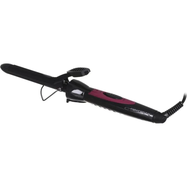 Маша за коса Esperanza EBL004, 19 мм, 360 гр кабел, Керамика, Черен/розов, (9999EBL004)