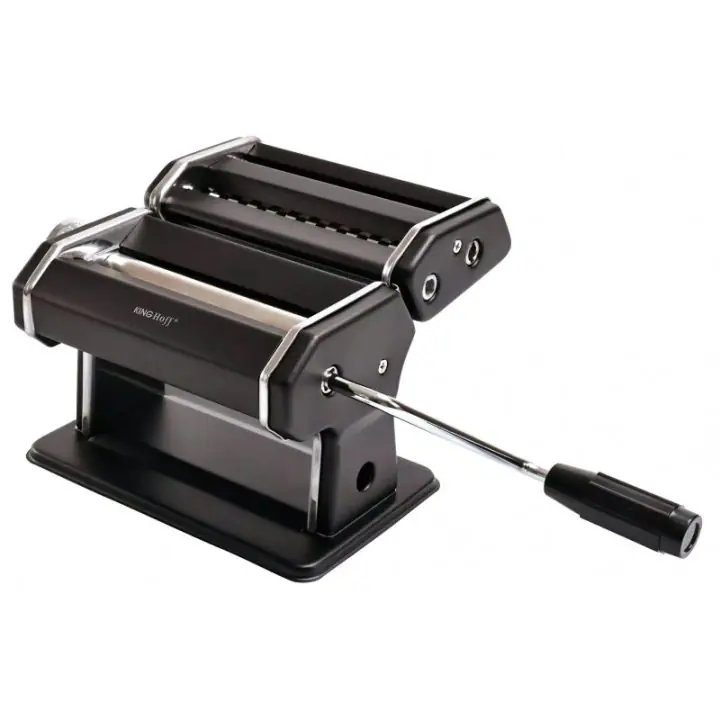 Машина за паста Kinghoff KH 1927, Регулируема дебелина на тестото, Сменяеми остриета, Черен, (35944533)