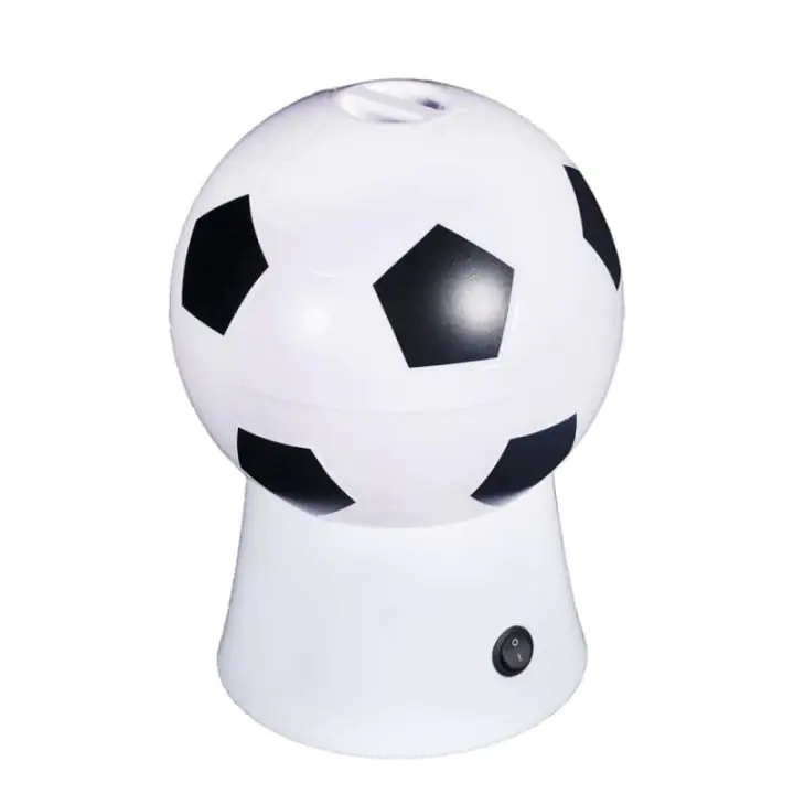 Машина за пуканки Esperanza EKP007, 1200W, Форма на футболна топка, 270 мл, Без мазнина, Бял, (13074)