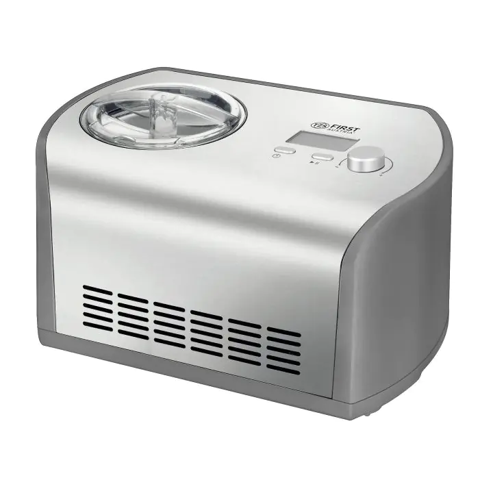 Машина за сладолед First FA-5105-1, 1.2 литра, 135W, Функция за правене на лед, Функция Кисело мляко, Сив, (17900)