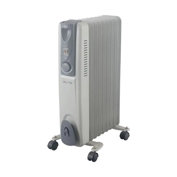 Маслен радиатор ELITE EOH-9200, 9 ребра, 2000W, Бял, (15934)