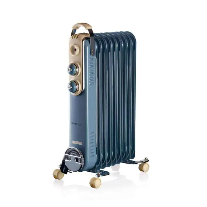 Маслен радиатор VINTAGE, 9 ребра - Celeste, ARIETE 00B825105AR0, (35945829)