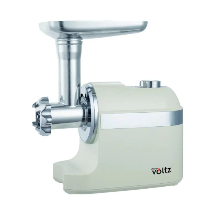Месомелачка с приставка за домати Oliver Voltz OV51991F, 1800W, Аксесоар за колбаси, Бял, (35944177)