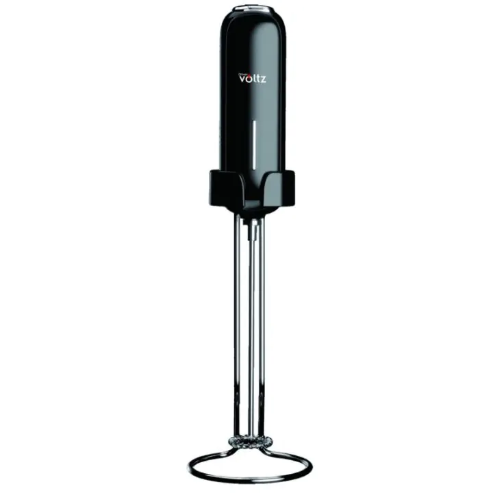 Мини миксер за фрапе и мляко Oliver Voltz OV51163G, 0.5W, Поставка, 2xAA, Черен, (35947262)