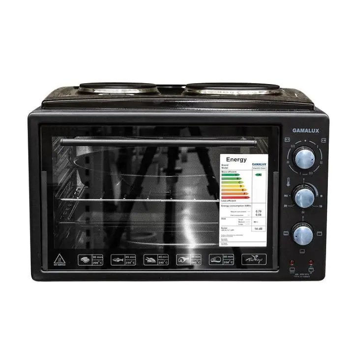 Мини готварска печка с 2 котлона , Gamalux NG 7501, 36 л. , (18832)