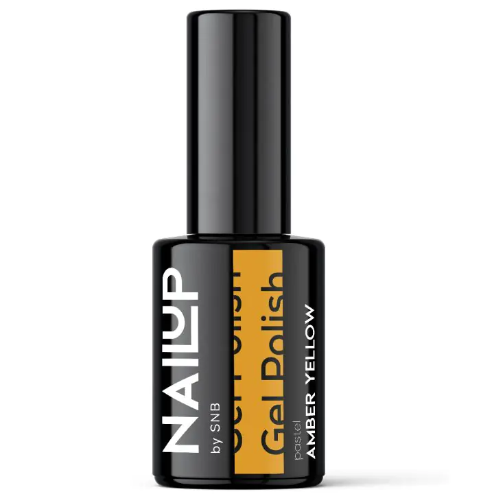 Гел лак NailUP Кехлибарено жълто, 6 мл, (35945694)