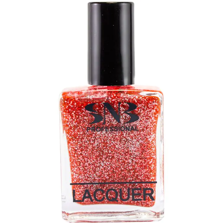 Лак за нокти SNB Галя, оранжев, брокат, 15 мл, (35923338)