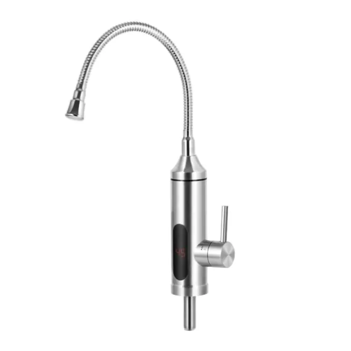 Нагревател за вода Voltz V57100EW, 3300W, Гъвкав чучур, До 60C, Монтаж на плот, Инокс, (55V57100EW)