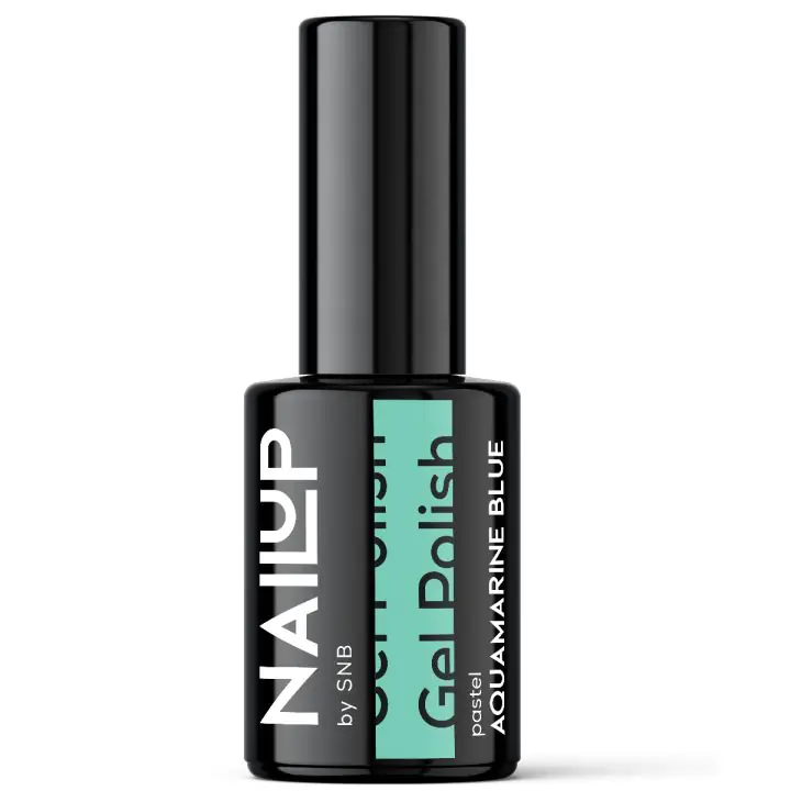 Гел лак NailUP Аквамарин синьо, 6 мл, (35945689)