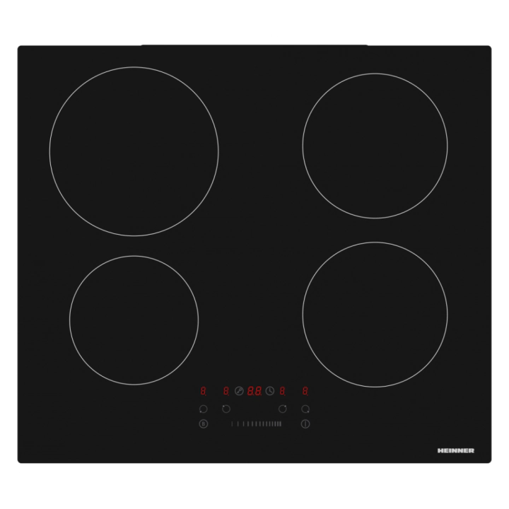 Индукционен плот за вграждане HEINNER HBHI-M4ZBSTC, 7400W, 4 зони, Boost, Таймер, Черен, (35922901)