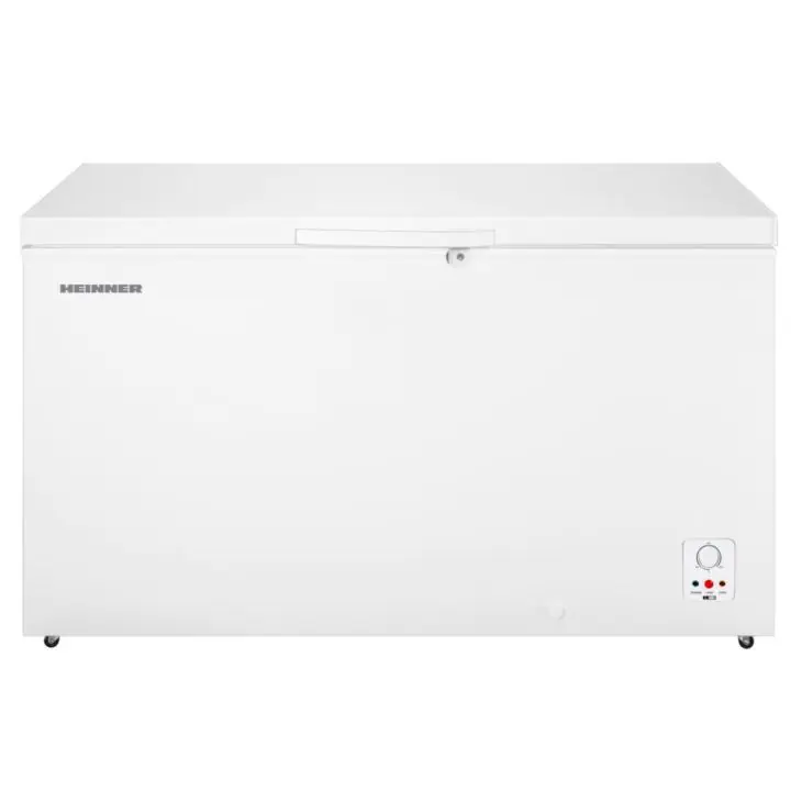 Фризер Heinner HCF-HS420E++, 420 л, Клас Е, Механично управление, Заключване, Бял , (35932113)