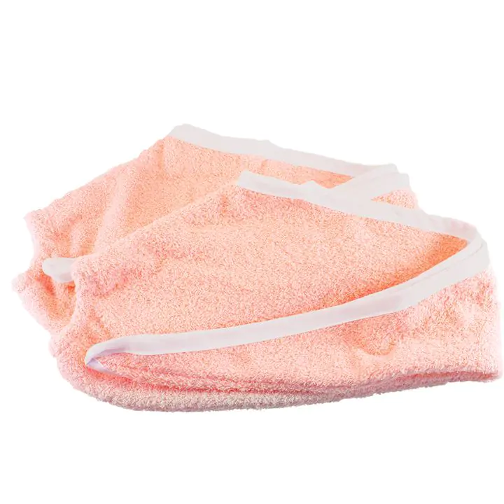 Калцуни за педикюр, бледо розови, хавлиени, чифт, PAA002, (35924034)