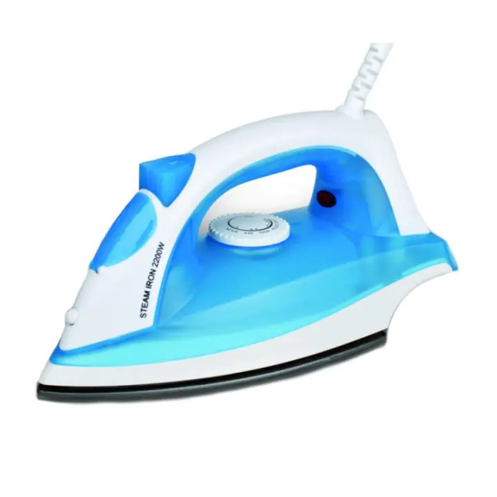 Ютия Rosberg R51050AT, 2200W, Тефлонова плоча, Терморегулатор, Функция пара, Син/бял, (55551050AT)