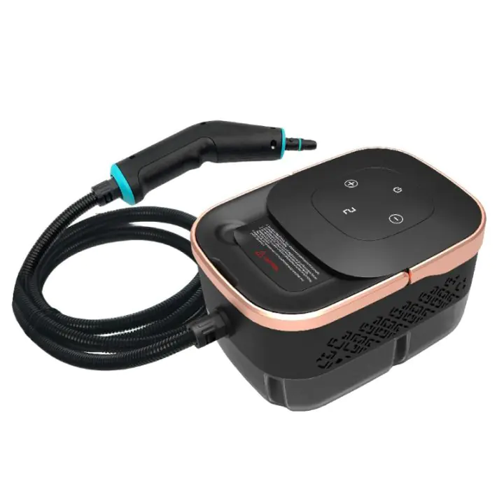 Парочистачка Oliver Voltz OV51002B, 1500W, 4 бара, 1.25 л, 6 степени, Дезинфекция, Аксесоари, Черен/Розово Злато, (35946059)