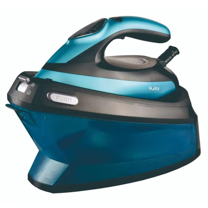 Парогенератор Oliver Voltz OV51052A, 3200W, 1.5 л, 3 настройки на парата, Керамична плоча, LED дисплей, Тюркоаз, (35932212)