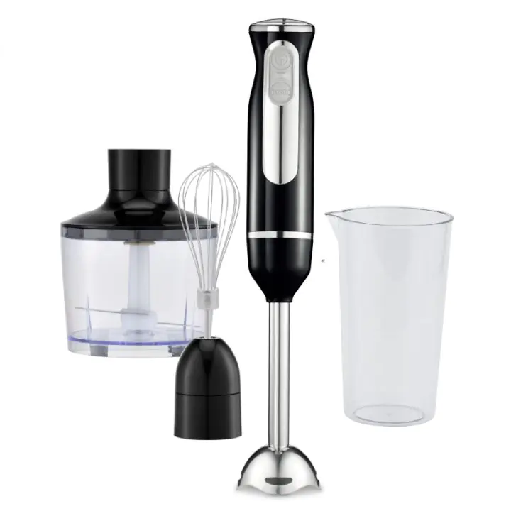 Пасатор, чопър и миксер 3в1 Oliver Voltz OV51112KSC, 800W, 700ml, Стоманена приставка, 2 скорости, Черен/Инокс, (14643)