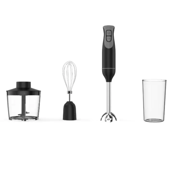 Пасатор, чопър и миксер 3в1 Oliver Voltz OV51112NSC, 600W, 700 мл, 2 скорости, Острие и приставка за разбъркване от неръждаема стомана, Черен, (35932128)