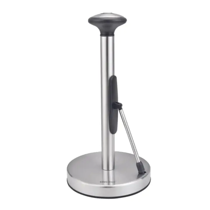 Поставка за кухненска хартия Kinghoff KH 1955, 36.5 см, Неръждаема стомана, Сребрист, (35945043)