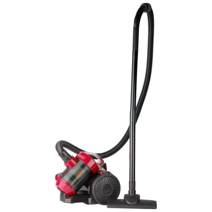 Прахосмукачка без торбичка Rosberg R51001B, 800W, HEPA, Циклон, 2 литра, Червен/черен, (555551001B)