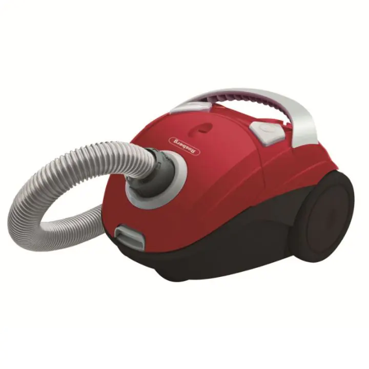 Прахосмукачка с торба Rosberg R51001J, 700W, 1.5 L, Аксесоари, Червен, (11229)