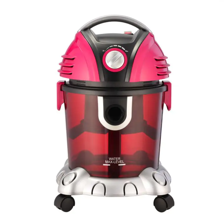 Прахосмукачка с воден филтър Oliver Voltz OV51001O, 1400W, Аксесоари, 15L, Розов/черен, (20568)