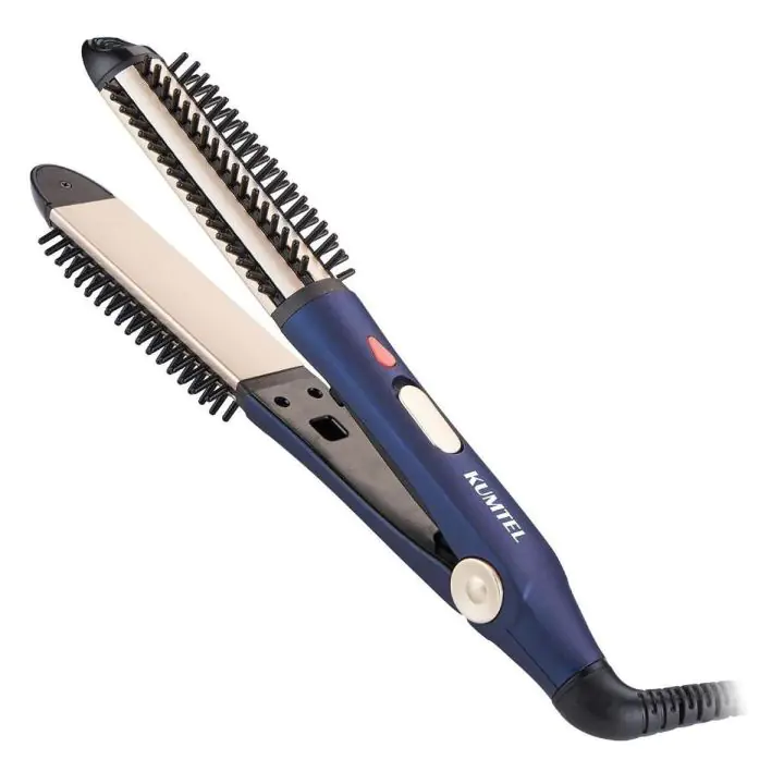 Преса за коса Kumtel HHSC-03, керамично покритие, син, (20478)