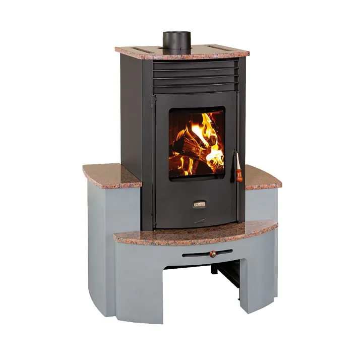 Камина PRITY SB W10 с метален постамент и гранит, (35940419)